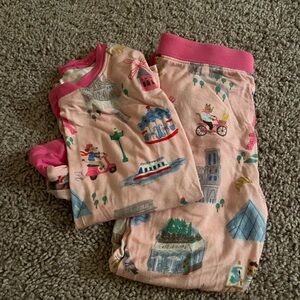 Little Sleepies Paris Pink PJ Set 2T